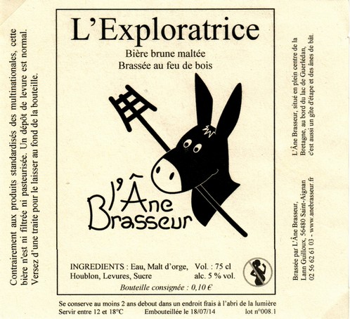 etiquette BRASSERIE L'ANE BRASSEUR 04