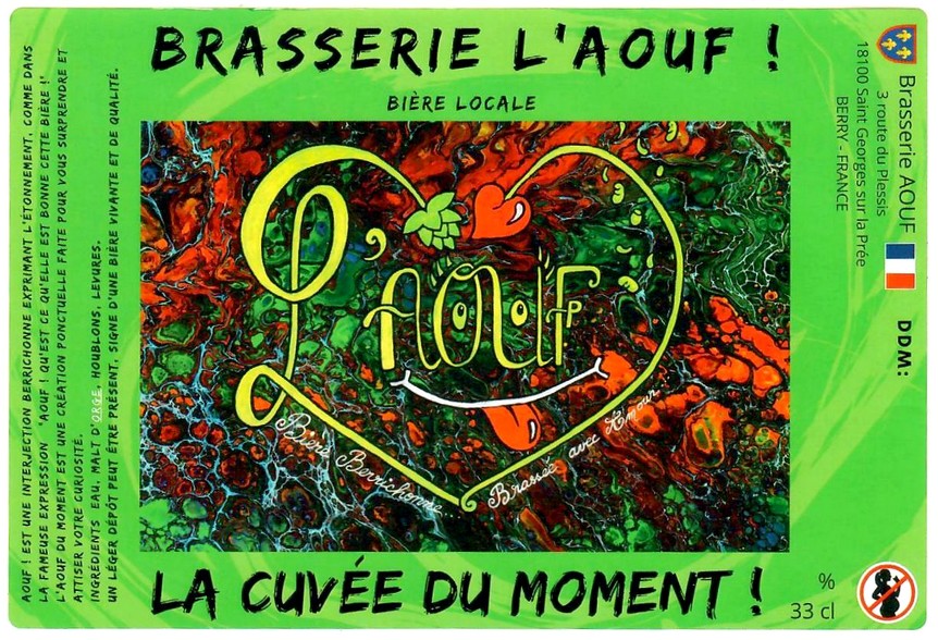 Etiquette BRASSERIE L'AOUF 22