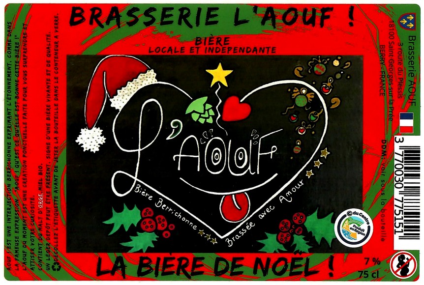 Etiquette BRASSERIE L'AOUF 59