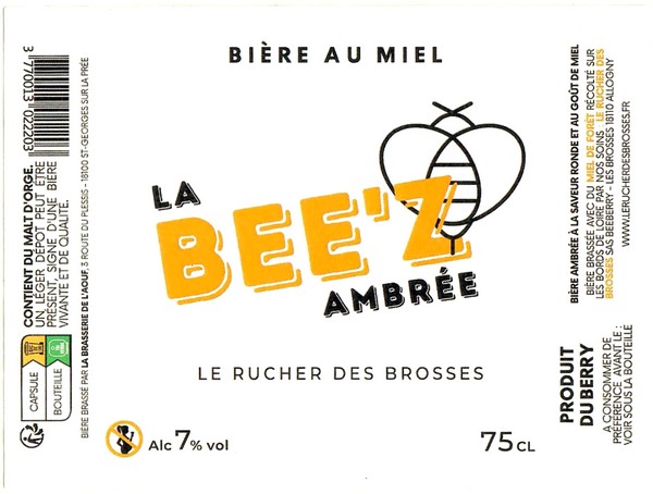 Etiquette BRASSERIE L'AOUF 61