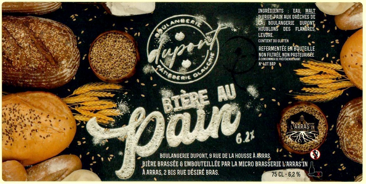Etiquette BRASSERIE L'ARRASS'IN 86