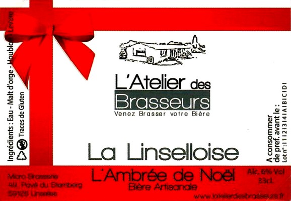 etiquette BRASSERIE L'ATELIER DES BRASSEURS 11