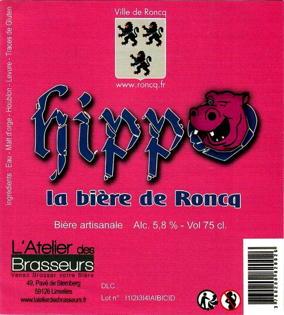 etiquette BRASSERIE L'ATELIER DES BRASSEURS 16