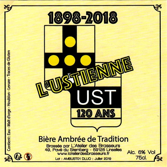 etiquette BRASSERIE L'ATELIER DES BRASSEURS 26