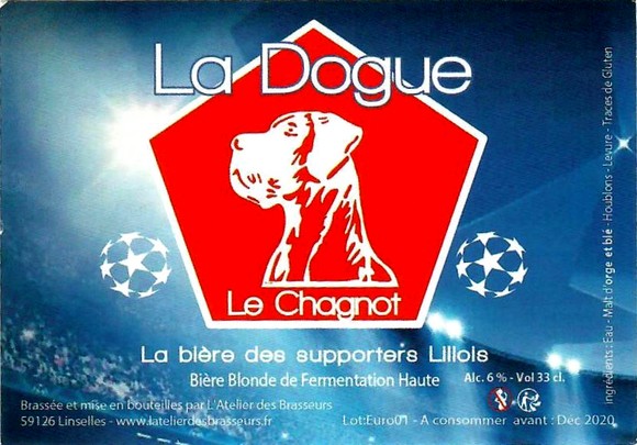 etiquette BRASSERIE L'ATELIER DES BRASSEURS 33