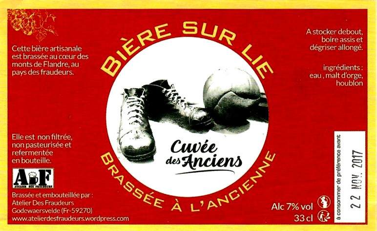 etiquette BRASSERIE L'ATELIER DES FRAUDEURS 02