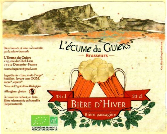 Etiquette BRASSERIE L'ECUME DU GUIERS 02
