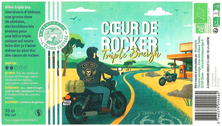 Etiquette BRASSERIE L'ECUME SAUVAGE 07