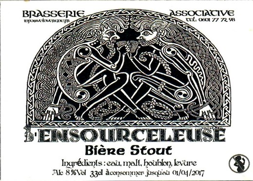 etiquette BRASSERIE L'ENSOURCELEUSE 04