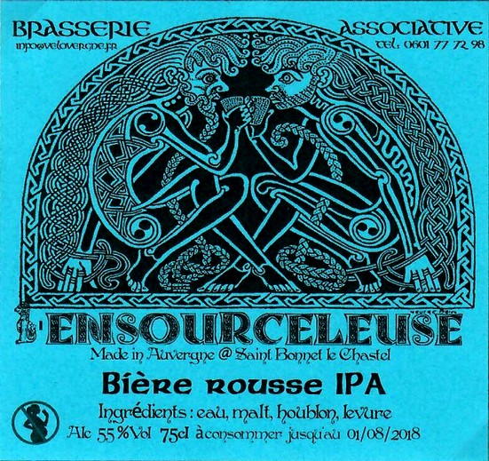 etiquette BRASSERIE L'ENSOURCELEUSE 12