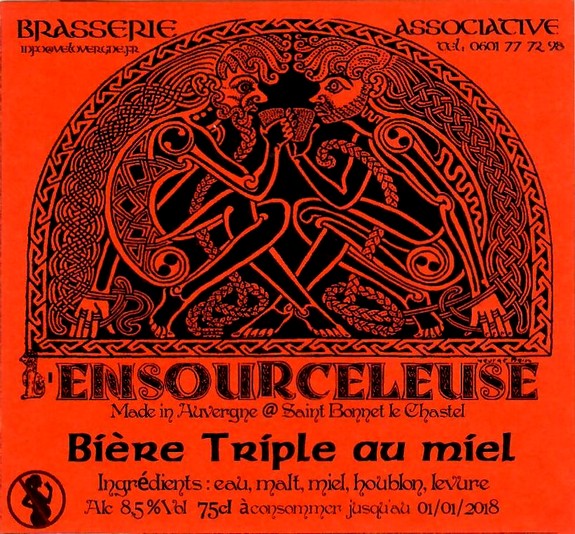 etiquette BRASSERIE L'ENSOURCELEUSE 17