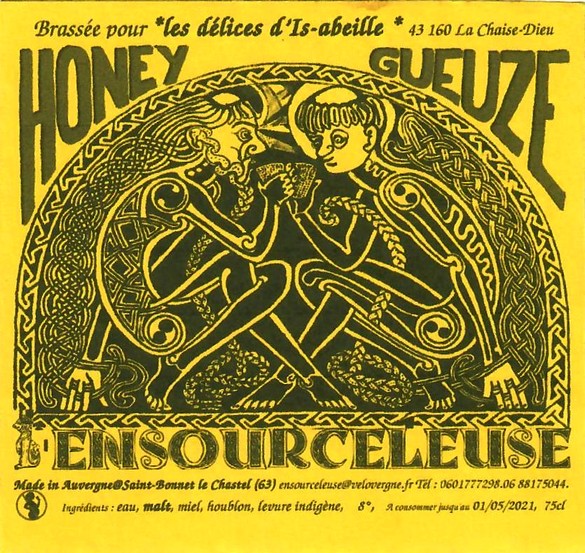 Etiquette BRASSERIE L'ENSOURCELEUSE 20