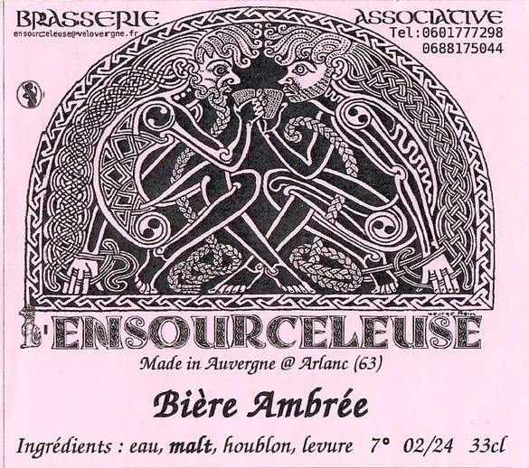 Etiquette BRASSERIE L'ENSOURCELEUSE 28