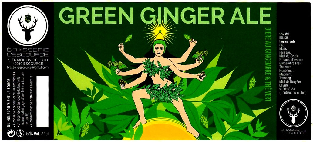 etiquette BRASSERIE L'ESCOURCE 03