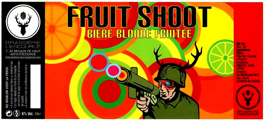 etiquette BRASSERIE L'ESCOURCE 05