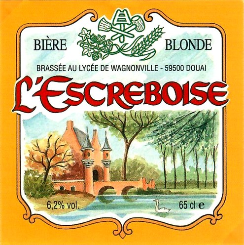 etiquette BRASSERIE L'ESCREBOISE 01