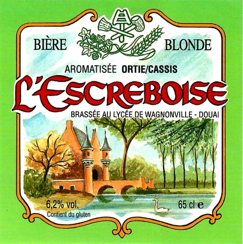 etiquette BRASSERIE L'ESCREBOISE 06