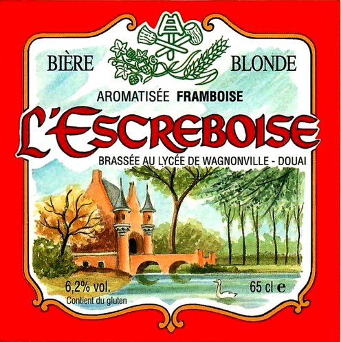 etiquette BRASSERIE L'ESCREBOISE 07