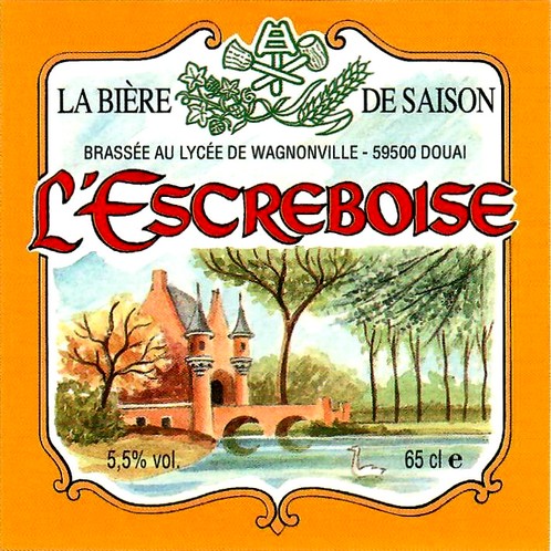 etiquette BRASSERIE L'ESCREBOISE 10