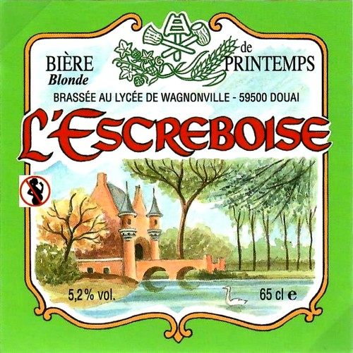 etiquette BRASSERIE L'ESCREBOISE 12