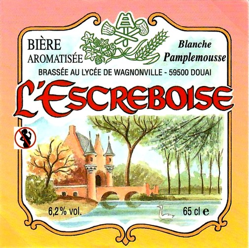 etiquette BRASSERIE L'ESCREBOISE 16