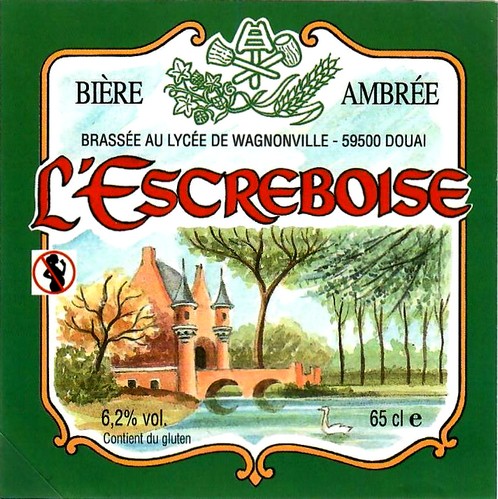 etiquette BRASSERIE L'ESCREBOISE 17