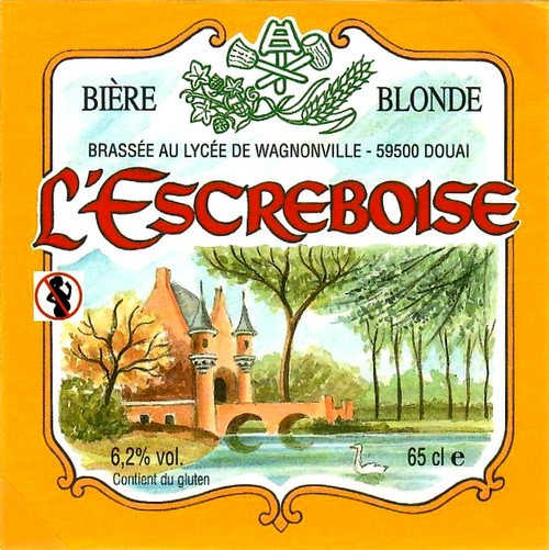 etiquette BRASSERIE L'ESCREBOISE 18