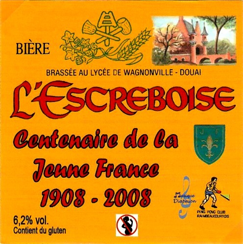etiquette BRASSERIE L'ESCREBOISE 22
