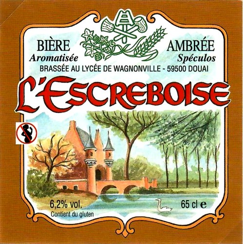 etiquette BRASSERIE L'ESCREBOISE 23