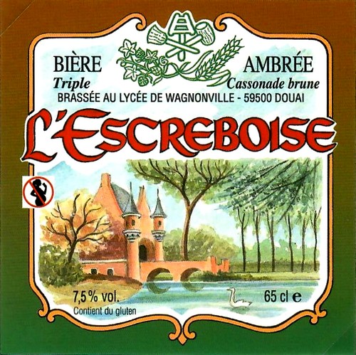 etiquette BRASSERIE L'ESCREBOISE 24