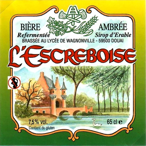 etiquette BRASSERIE L'ESCREBOISE 25