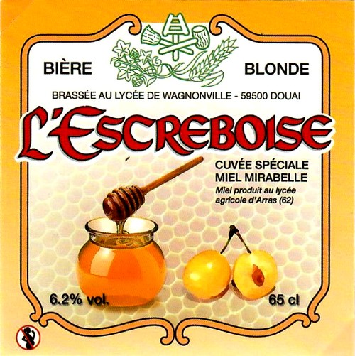 etiquette BRASSERIE L'ESCREBOISE 29
