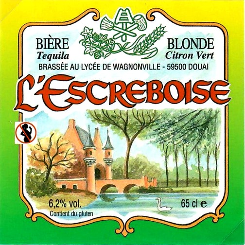 etiquette BRASSERIE L'ESCREBOISE 30