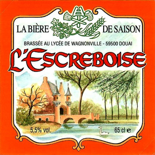 etiquette BRASSERIE L'ESCREBOISE 34