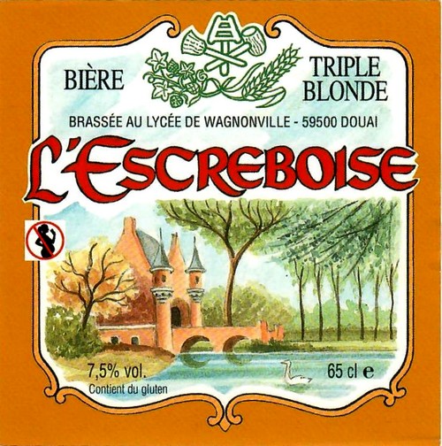 etiquette BRASSERIE L'ESCREBOISE 52