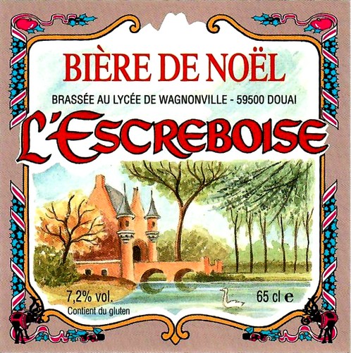 etiquette BRASSERIE L'ESCREBOISE 55