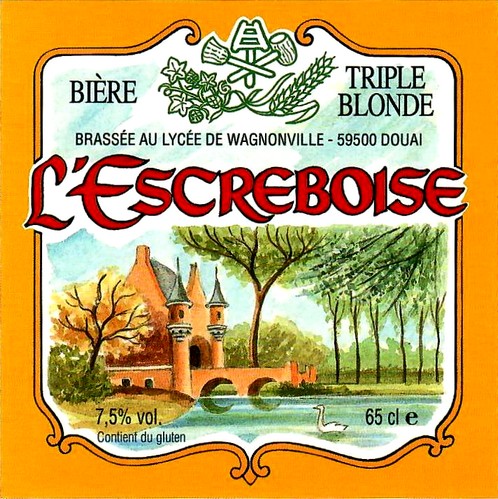 etiquette BRASSERIE L'ESCREBOISE 56