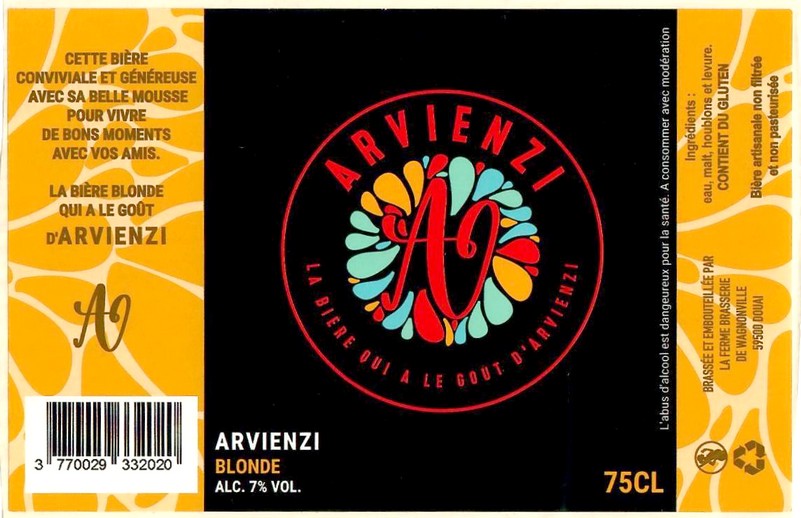 Etiquette BRASSERIE L'ESCREBOISE 69