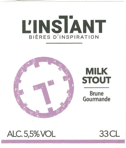 Etiquette BRASSERIE L'INSTANT 05 Etiquette BRASSERIE L'INSTANT 05