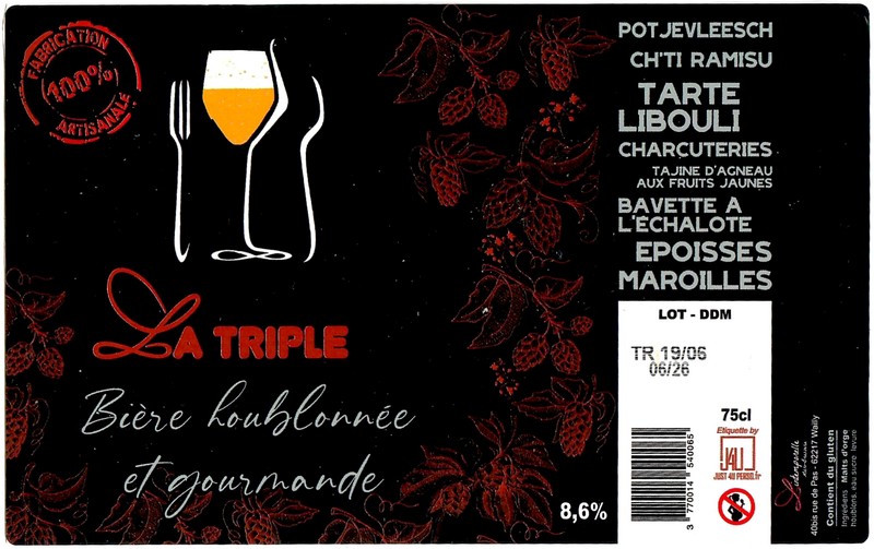 Etiquette BRASSERIE L'INTEMPORELLE 05