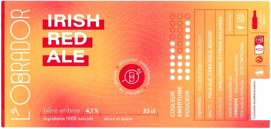 Etiquette BRASSERIE L'OBRADOR 03