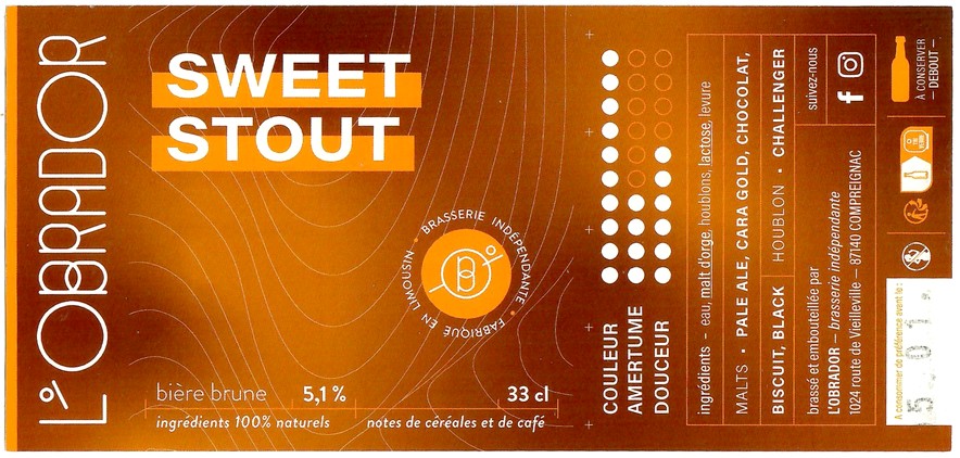 Etiquette BRASSERIE L'OBRADOR 09