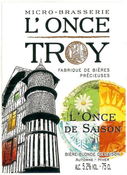 Etiquette BRASSERIE L'ONCE TROY 24