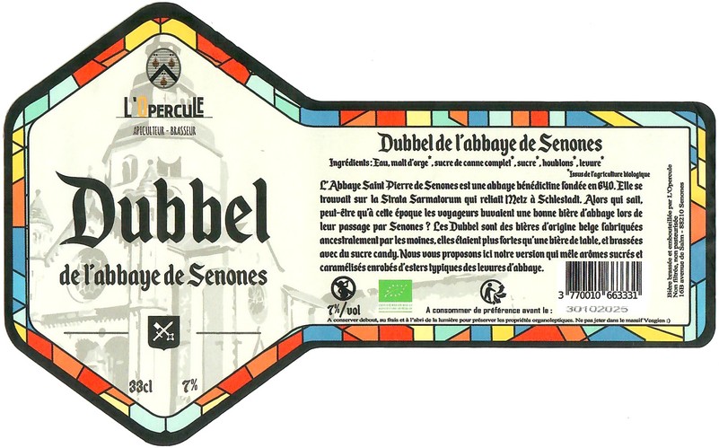 Etiquette BRASSERIE L'OPERCULE 12