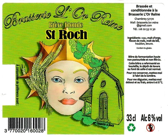 Etiquette BRASSERIE L'OR REINE 03