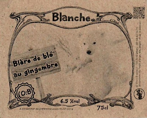 Etiquette BRASSERIE L'OURS BRASSEUR 11