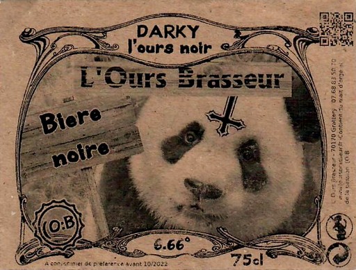 Etiquette BRASSERIE L'OURS BRASSEUR 17