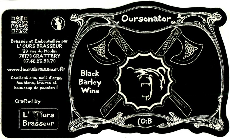 Etiquette BRASSERIE L'OURS BRASSEUR 36