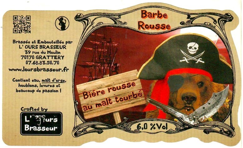 Etiquette BRASSERIE L'OURS BRASSEUR 41