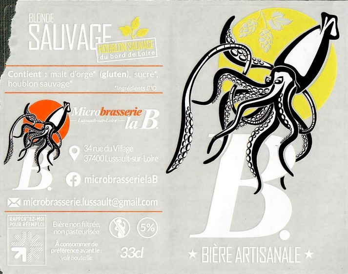Etiquette BRASSERIE LA B 11
